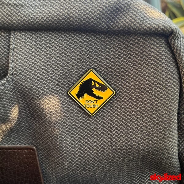Don't Touch Lapel Pin