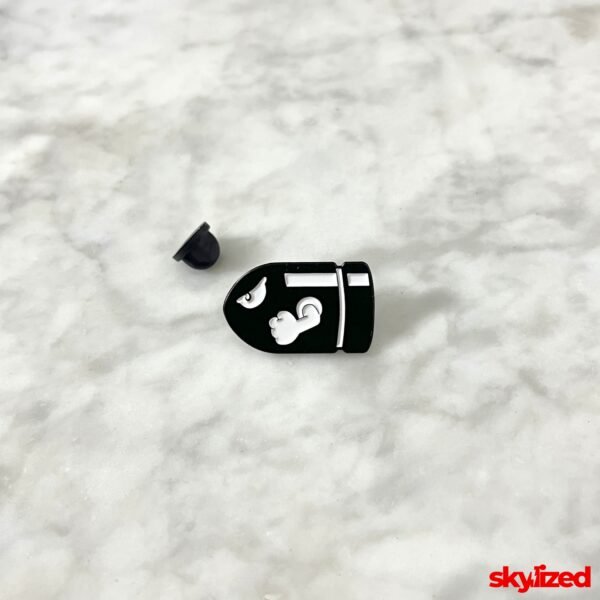 Bullet Bill Lapel Pin