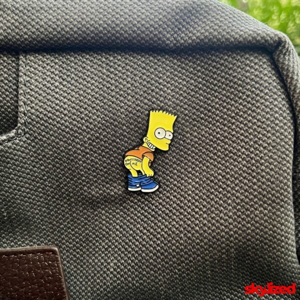 Mooning Bart Lapel Pin