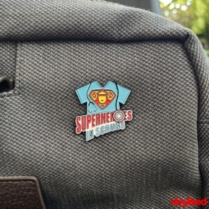 Superheroes in Scrubs Lapel Pin